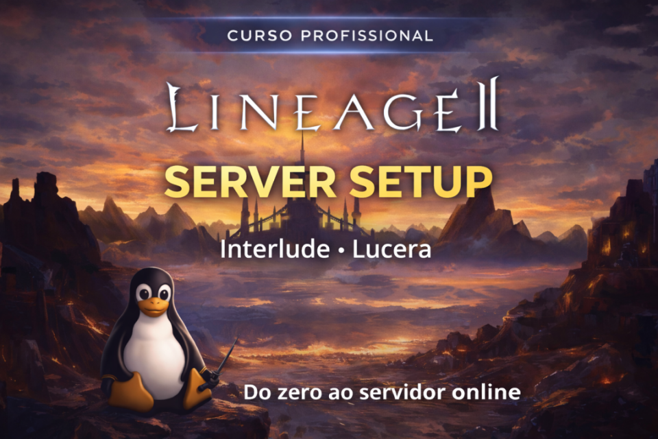 CONFIGURAÇÃO DE SERVIDOR LINEAGE 2